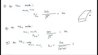 TM and TE modes | Rectangular Wave guide | Cutoff wavelength | Microwave Engineering | Lec-18