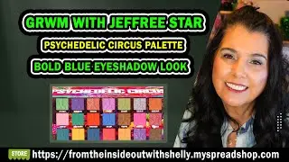 GRWM With Jeffree Star Psychedelic Circus Palette 🎨 #grwm #psychedeliccircus #jeffreestar #makeup