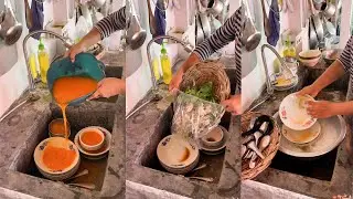 The Relaxing Clean Plates And Soap Sounds  - ASMR Dishwashing
