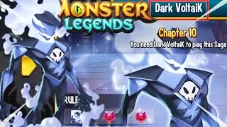 Monster Legends: Let's Complete Dark Voltaik's Easy Era Saga | Voltaik Turns Into Dark Voltaik
