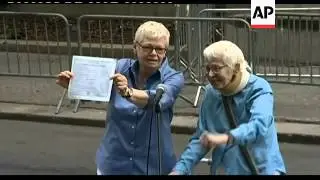 First same-sex marriage ceremonies in New York