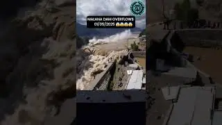 Malana dam overflows || malana hydro dam || flash floods in himachal pradesh😱😱😱😱