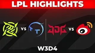 LPL Highlights ALL GAMES Week 3 Day 4 | LPL 2026 Split 1 by Onivia