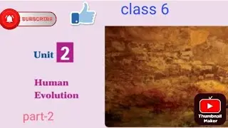 human evolution part-2 class 6 like and subscribe #tamilnadu text book