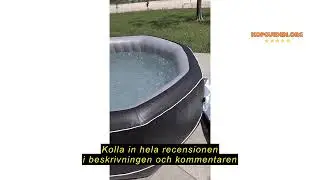 Produktrecension av NOVARDEN NSI50 fr&aring;n NETSPA 5/6-sitsig &ndash; uppbl&aring;sbar bubbelpool