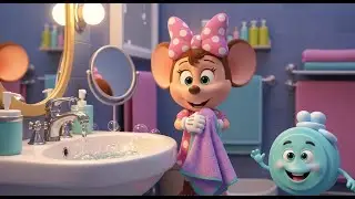 Mia Mouse Washes Hands Right! ✋🧼 | Hygiene Song for Kids | Nursery Rhymes