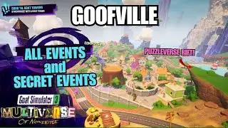ALL EVENTS, SECRET EVENTS and SPECIAL EVENTS in GOOFVILLE - Goat Simulator 3 Multiverse of Nonsense