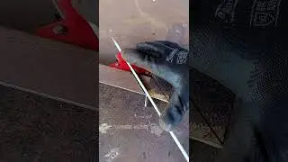 Quick welder tricks for making accurate 90 degree corner joints #stickwelding #weld #welding