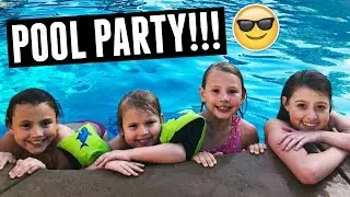 GYMNASTICS AND A FUN POOL PARTY! FAMILY VLOG