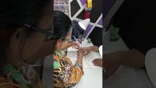 #90 #We have another customer at the Nails salon.