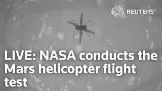 LIVE: NASA conducts the Mars helicopter flight test