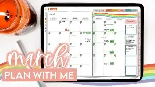 ЦИФРОВОЙ ПЛАН СО МНОЙ | Март 2021 г. || Настройка цифрового планировщика для iPad + бесплатные подарки!