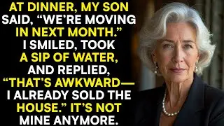 At Dinner, My Son Told Me He Was Moving In — I Looked Him in the Eye and Said, ‘I Already Sold It.’