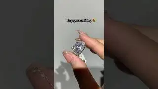 moissanite ring with 18 gold  #moissanite #youtubeshorts #jewelry #ring #gigajewe #necklace