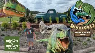 Dino Trail and Fall Festival at Brown and Brown Farms