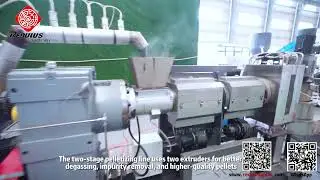 Double Stage Water-Ring Pelletizing line: Precision Redefined.