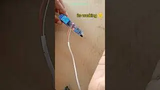 how to work Relay Module or IR Proximity Sensor 😱😱#shorts #youtubeshorts #experiment