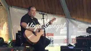 Lloyd Spiegel blues maestro at The Basin Music Festival 2017