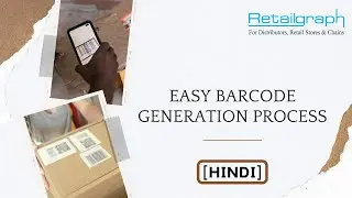 Easy Barcode Generation Process with RetailGraph ERP #shorts