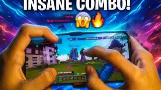 Hive Bedwars in Alien claw grip 