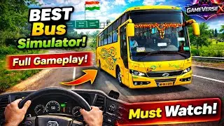 BEST Bus Simulator Game 😱 | 30 Minutes Full Gameplay in Hindi 🔥