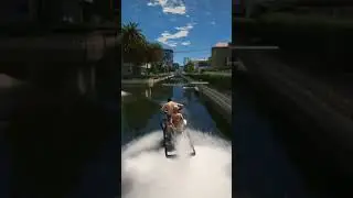 Escaping the bad guys #gta5 #jetski #water #sports #shorts