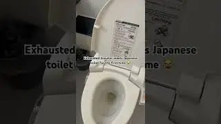 Weary traveler v Japanese toilet (first time seeing one) #travel #tokyo #japan #japanese #toilet