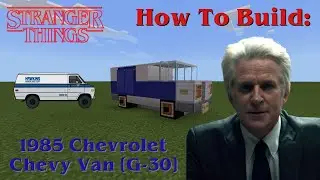 How to Build the Hawkins 'Power and Light' Vans from Stranger Things in Minecraft!!
