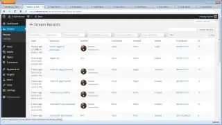 Stream plugin for WordPress walkthrough demo