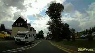 D: Gemeinde Stockheim. Landkreis Kronach. Fahrt durch den Ort. August 2019