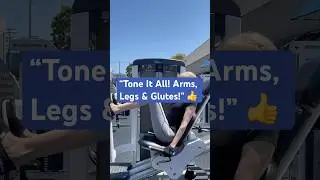 Tone Legs, Glutes & Arms @ the Same Time  #senior #fitness #60 #stability #seniorhealth #mobility