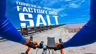 Salinas de Torrevieja, Espa&ntilde;a 🚴&zwj;♂️ | Spain Salt Factory Road Bike Ride | Соляной завод, Торревьеха