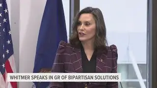 Gov. Whitmer speaks at Grand Rapids Chamber of Commerce Monday