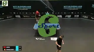 Incredible Win for Olav - OLAV KOSOLOSKI vs ZHOU QIHAO China | 2021 WTT Contender Lasko | QLF R2