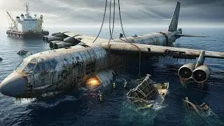 salvage and recovery: Saving a Rusted | military aircraft restoration (ASMR)