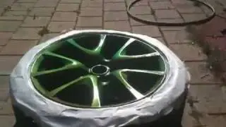 Alsa Spectra FX Copper/Patina paint on RX8 wheel