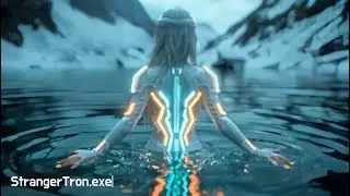 Synthwave Ambient Music for Focus - Stranger Things x Tron Vibes | Deep Work Concentration
