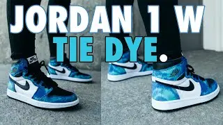 Jordan 1 Tie Dye Women's Unboxing and Review (On Feet)