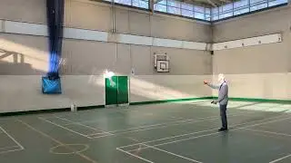 RC pilot tries Control Line for the first time (and indoors to boot!!)