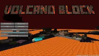 Volcano block B5,1 saat Minecraft