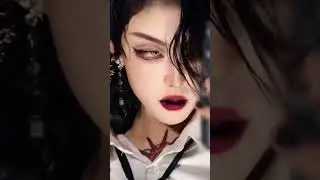 Let that fangs bite   #makeuotutorial #vampire #douyin #transition #fang #makeup #fypシ #foryou #1m