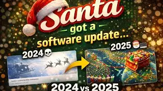 Santa Got a Software Update&hellip; 🎅💻 (2024 vs 2025)