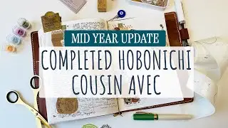 COMPLETED HOBONICHI COUSIN AVEC FLIP THROUGH | Journal Inspiration | MEMORY KEEPING