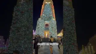 As&iacute; est&aacute; Madrid en Navidad 😍 #madrid #navidad #navidad2024 #christmas #spain