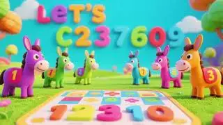 Let&rsquo;s Count Numbers! 🐴🎶 Donkeys Learn Counting | Fun Learning for Kids