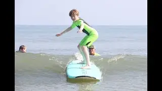 Family Surfing Lesson in Daytona Beach Shores with Daytona Beach Ocean Sports 11-23-25