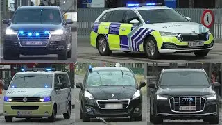 Snelle Respons Team (SRT) en (onopvallende) Politie met spoed in Antwerpen-Noord & -Centrum