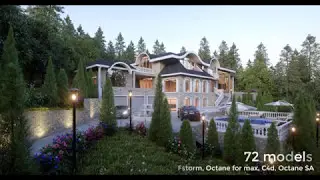 Anydrift PlantModels Vol4 Preview - 3d plant models for Fstorm, Octane