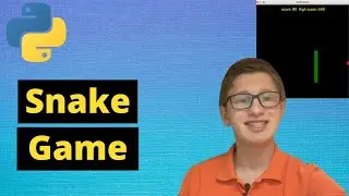 Python Tutorial 36: Snake Game Using Turtle