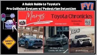 Pre Collision System Guide #toyotachronicles #colvilletoyota